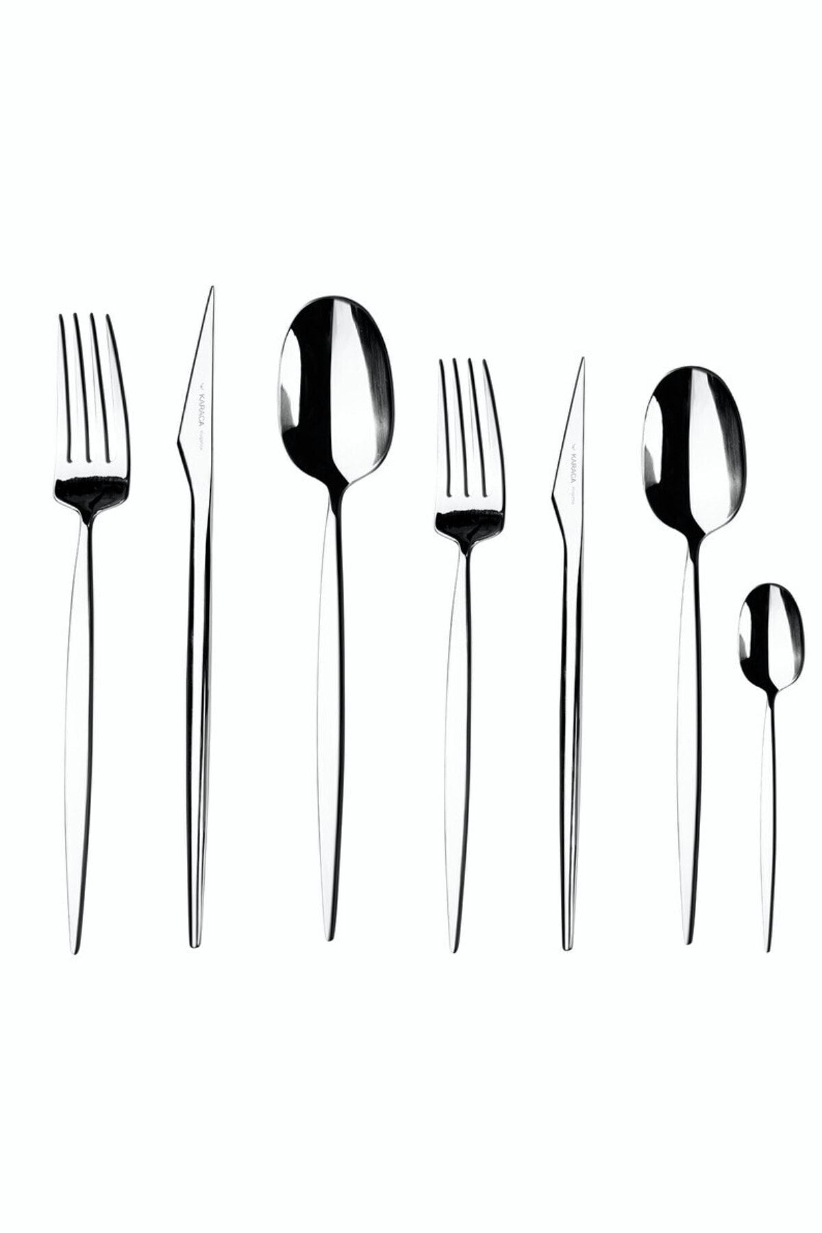 Karaca new elegance thor 12 Place Setting 84 Piece Flatware Set - MALLTURK