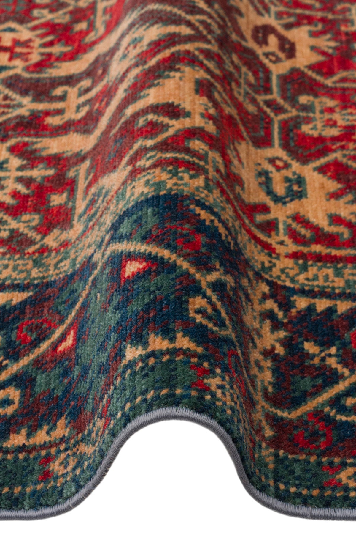 Cool Rug Mardin Red New Zealand Wool Vintage Ethnic Traditional Pattern Classic Misafir Odasi Living Room Rug