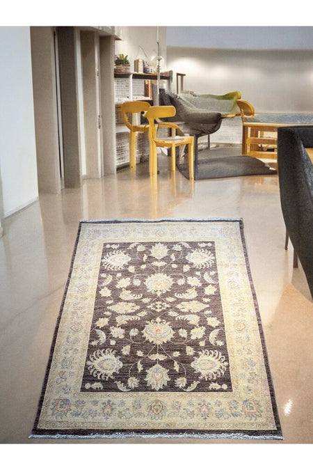 SIRVAN Rug Hand-Woven Afghan Usak Rug - 200x150 - MALLTURK