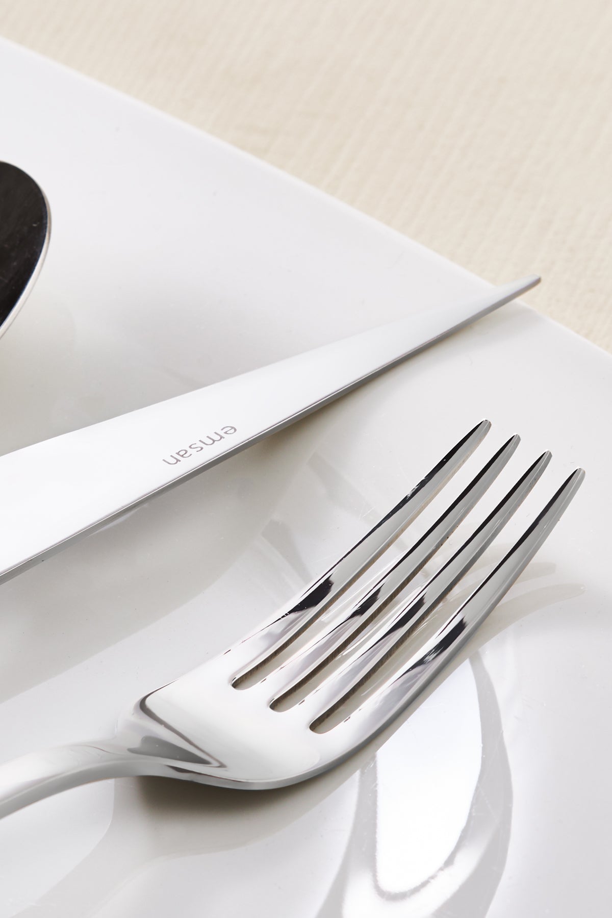 Emsan sedir elegance 84 Piece 12 Place Setting Flatware Set Boxed - MALLTURK