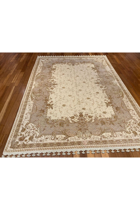 RD RAMAZAN DAG Hand Rug Art Hand-Woven Fine Rug Pera Tughra Silk Rug. Size 250x186 - MALLTURK