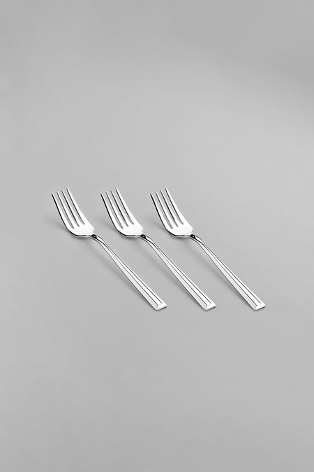 Nehir milano Plain 12 Place Setting 84 Piece Boxed Flatware Set - MALLTURK