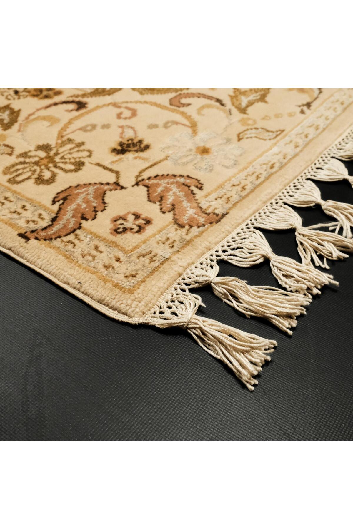 Halicizade Sultan Serisi Cicek Pattern Hand-Woven Rug - MALLTURK