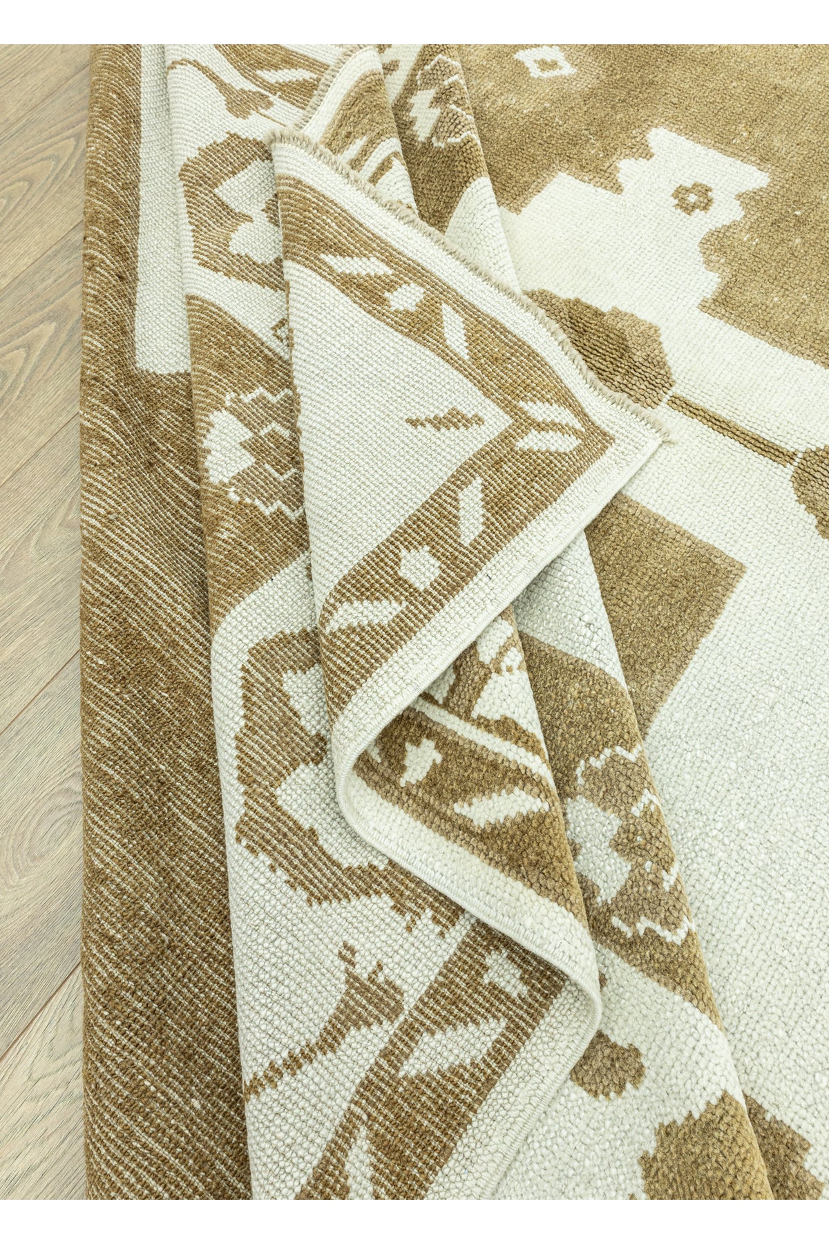 Soho Antiq Anemon Primitive Design Wool Rug 315x425 cm - MALLTURK