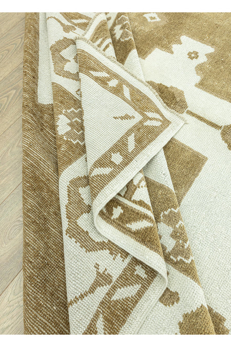 Soho Antiq Anemon Primitive Design Wool Rug 315x425 cm - MALLTURK