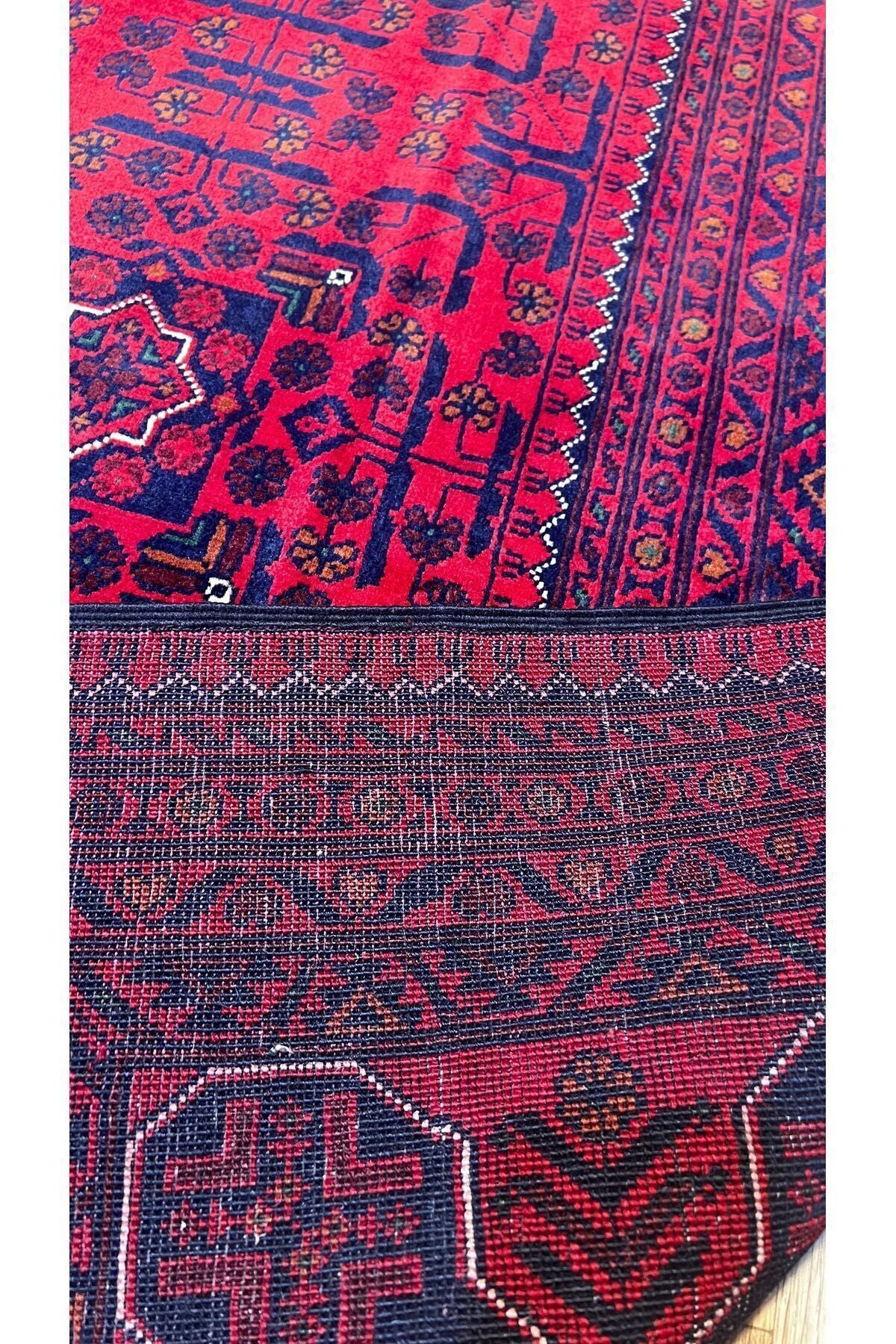Turkmen Rug Hand-Woven afgan Rug - MALLTURK