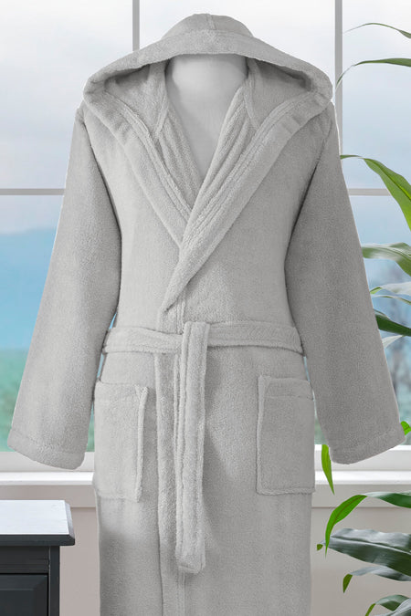 Ozdilek Woven Hooded Bathrobe - MALLTURK
