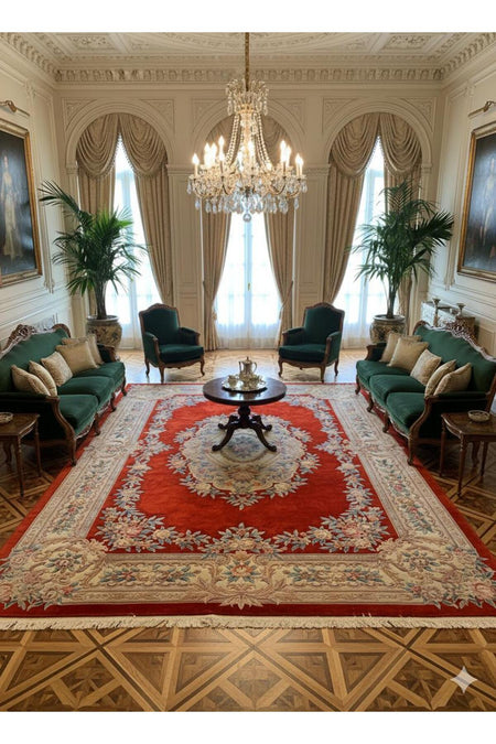 RD RAMAZAN DAG Hand Rug Art Hand-Woven Embossed Chinese Rug Premium Quality Exceptional Bir Urun Size 370x270 - MALLTURK