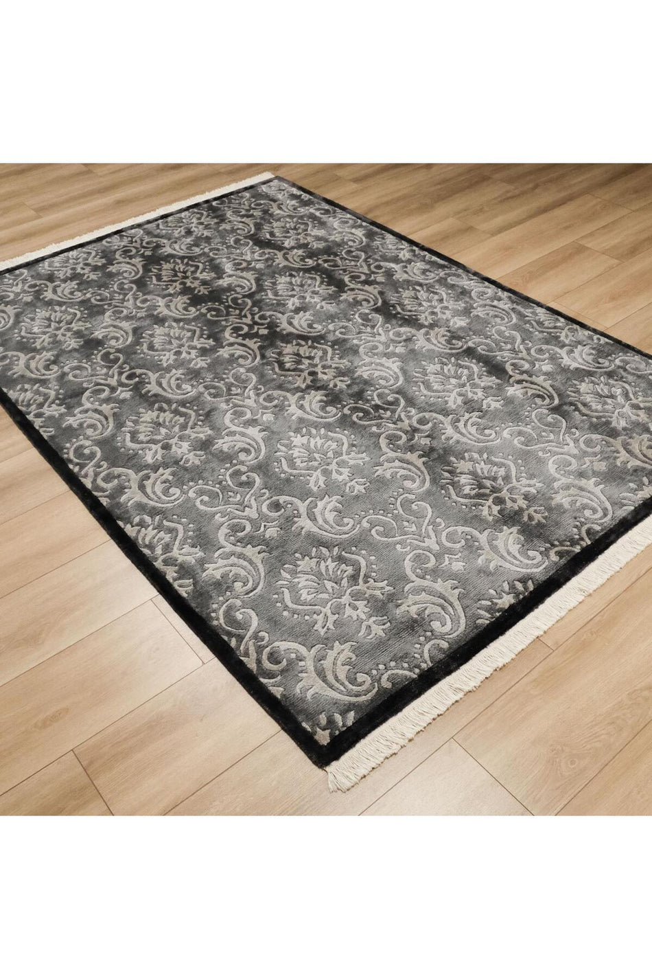Halicizade Damask Pattern Handwoven Carpet - MALLTURK