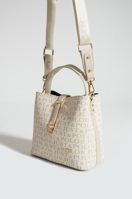 Just Polo Women's Beige Hand and Shoulder Bag 2055 - MALLTURK