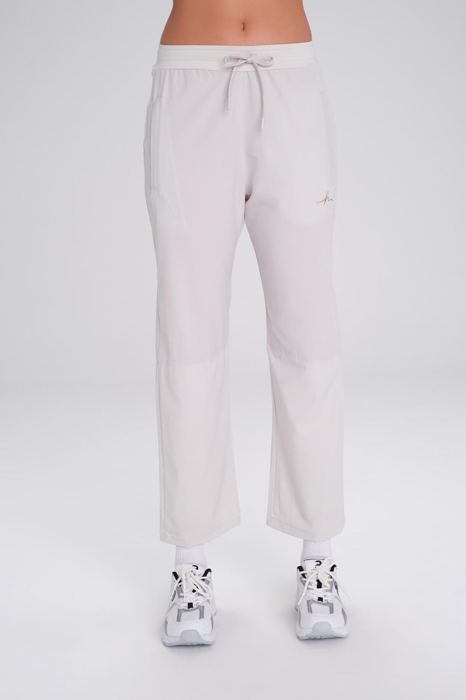Hasema Active Double Layer Leggings Straight Leg Ecru Sports Pants Sweatpants ACT-3