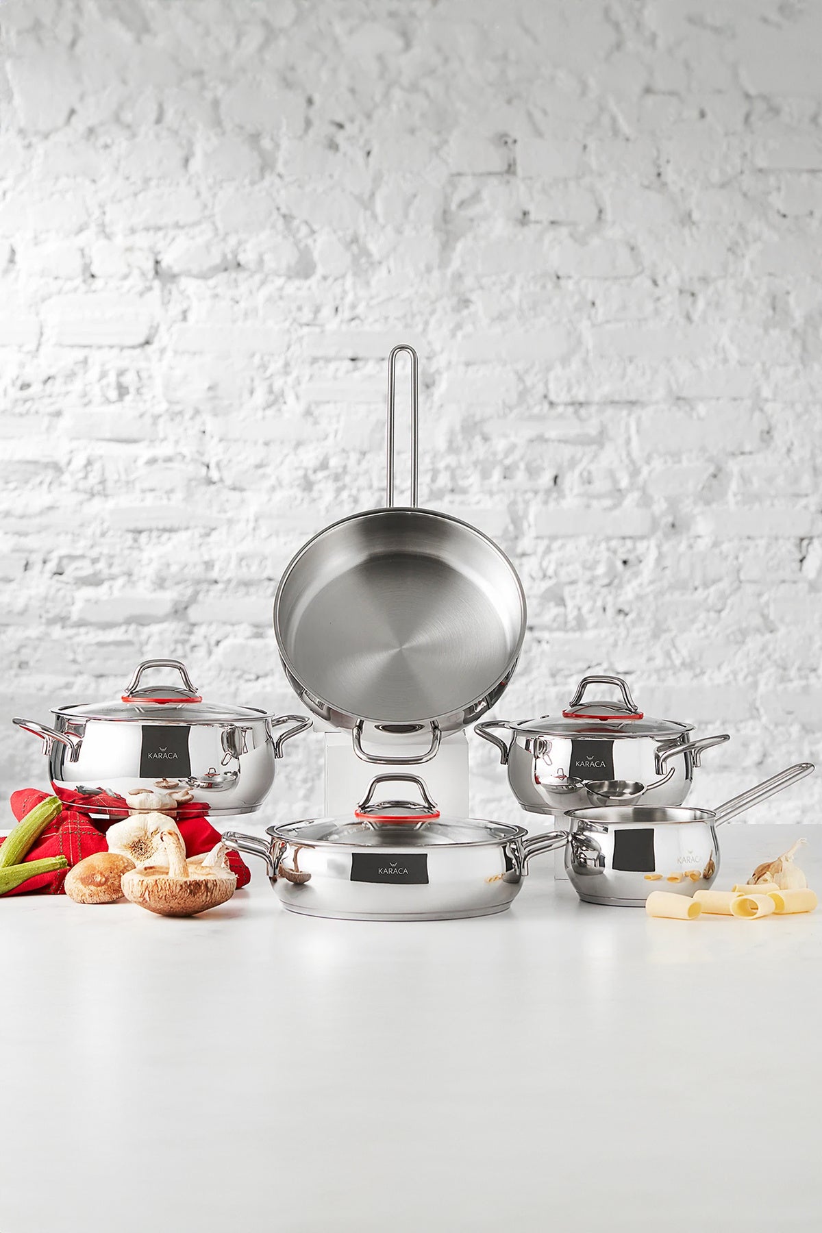 Karaca Sile 8 Piece Cookware Set - MALLTURK