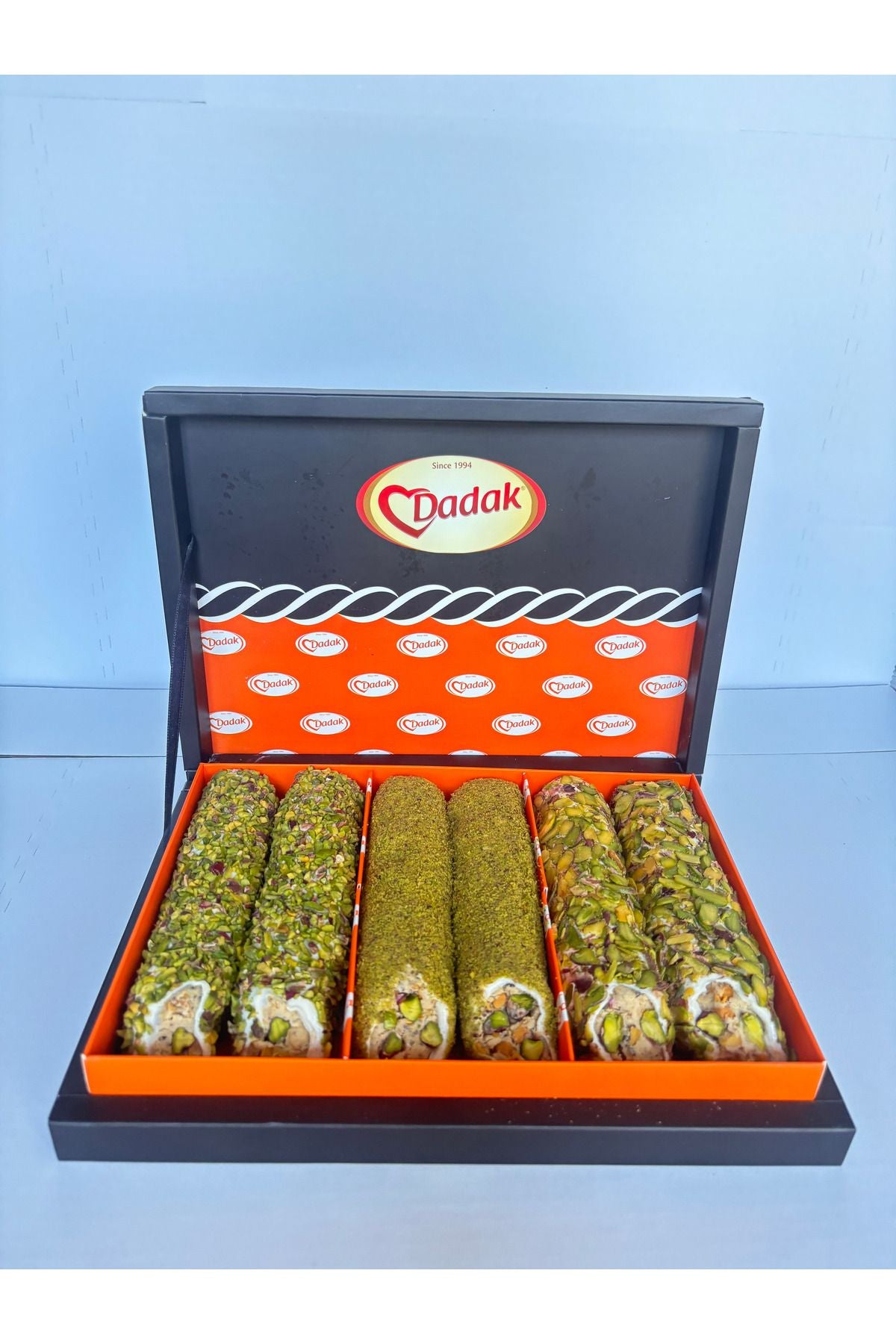 Dadak Turkish Delight and kuruyemis Pistachio atom Rolled Turkish Delight 1 kg - MALLTURK