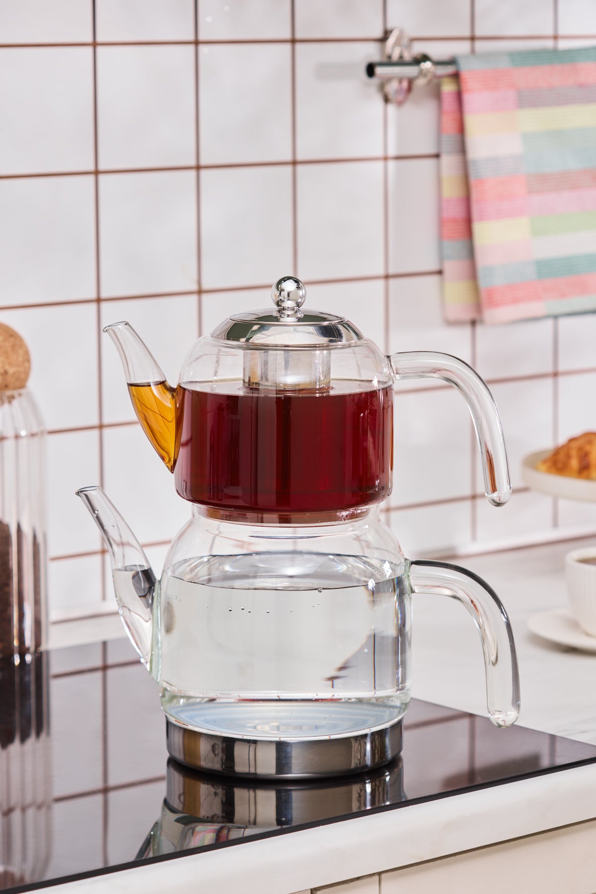 Karaca Panora induction Base Glass Maxi Teapot Set - MALLTURK