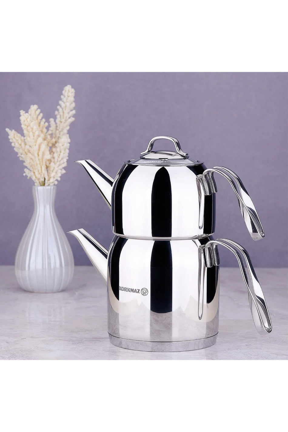 KORKMAZ Steama Teapot Set 1.6 lt A191 - MALLTURK