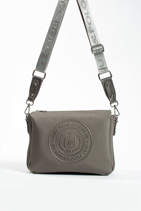Just Polo Women's Shoulder & Messenger Bag Color Gray - MALLTURK