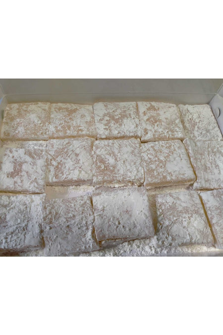 Oztecer Biscuit Size Plain Turkish Delight 1 kg - MALLTURK