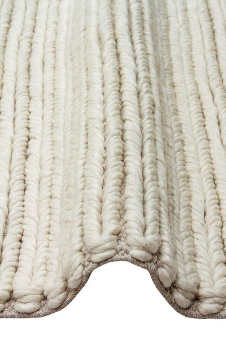 Vog Rug Navia Hand-Woven Wool Cream Living Room Rug | Natural Bohemian Tarz Kaliteli and Sik Decorative Rug VogSKR