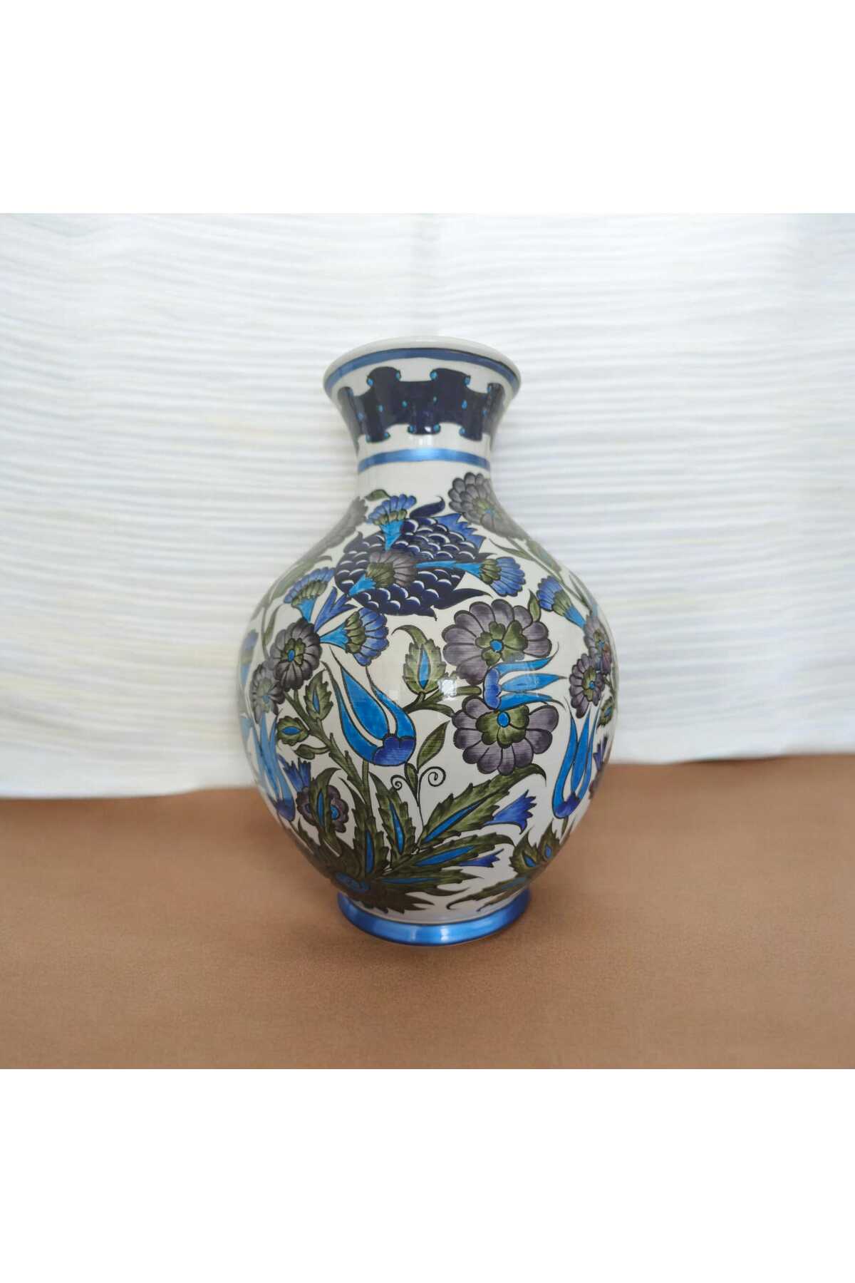 Sema ceramic handmade 30 cm ceramic vase - MALLTURK