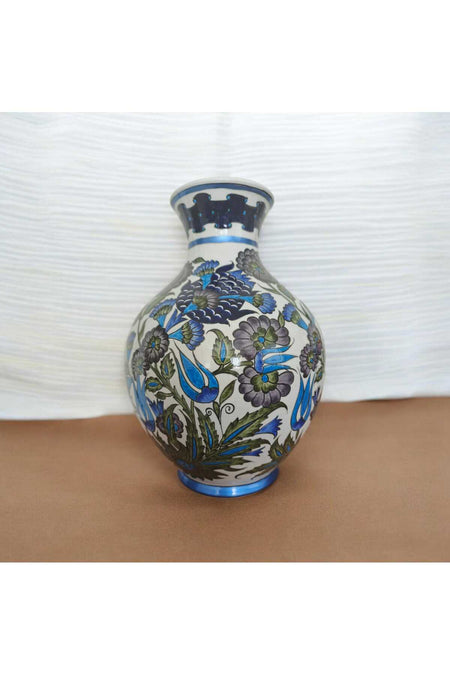Sema ceramic handmade 30 cm ceramic vase - MALLTURK