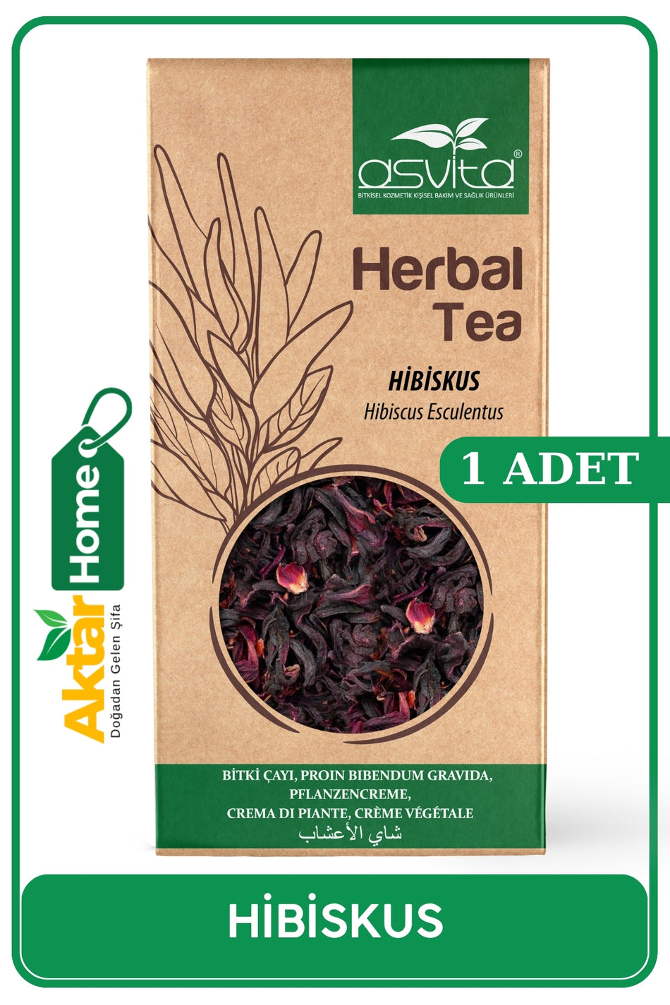 ASVITA ASVITA Hibiscus 50 gr