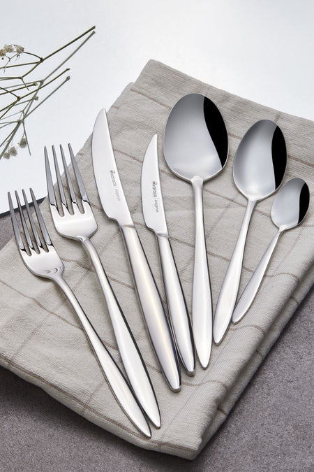 Karaca kai elegance 84 Piece 12 Place Setting Flatware Boxed 7080seri - MALLTURK