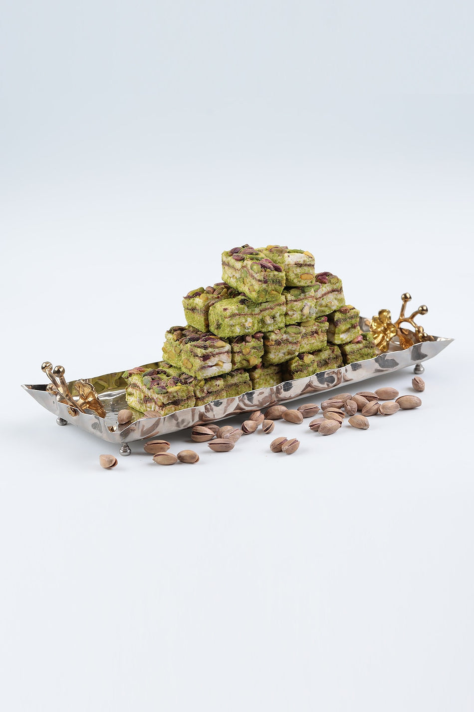 Fistikci yilmazer ozel Pistachio Hunkar Style Turkish Delight saglikli Snack Turkish Delight kahve yani Turkish Delight 500 g - MALLTURK