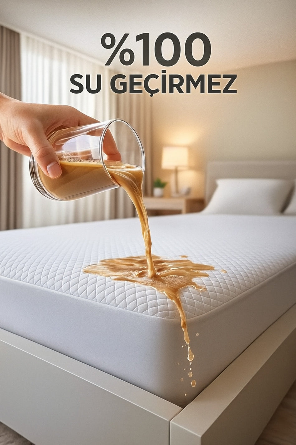 BIVA Yumusak Waterproof Bamboo Quilted Mattress Protector - MALLTURK