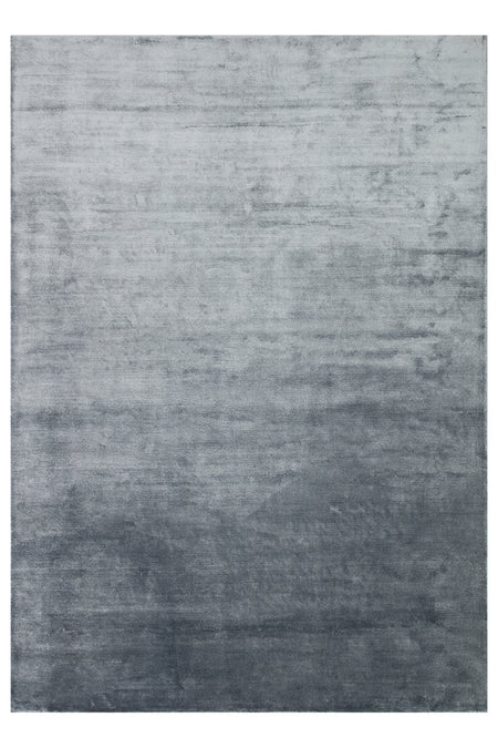 Vog Hali Alure Black Handwoven Pure Bamboo Rug Luxury Soft Minimalist Modern Living Room and Lounge Rug - MALLTURK
