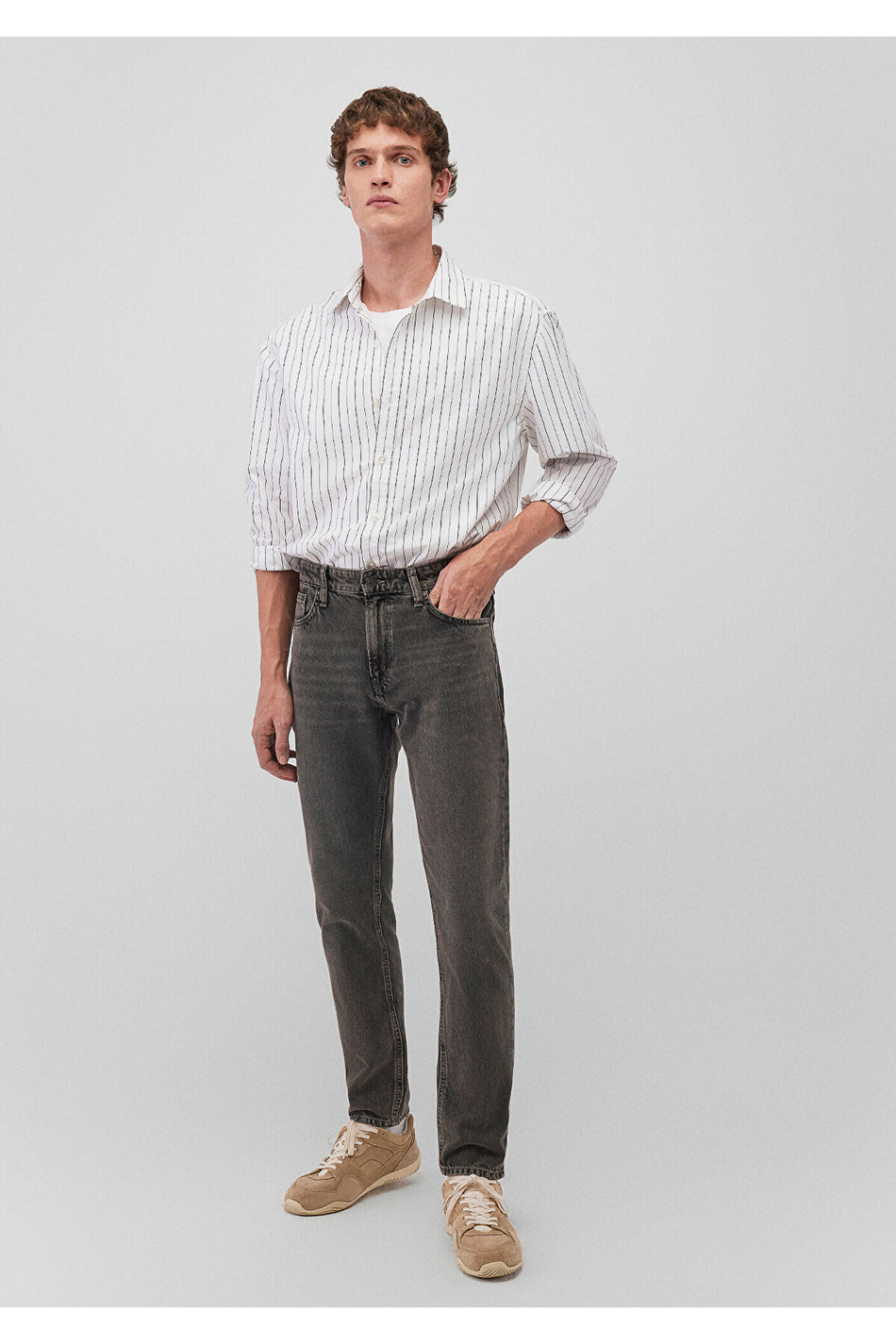 Mavi Milan Street Misty Anthracite Denim Jeans 0081088528 - MALLTURK