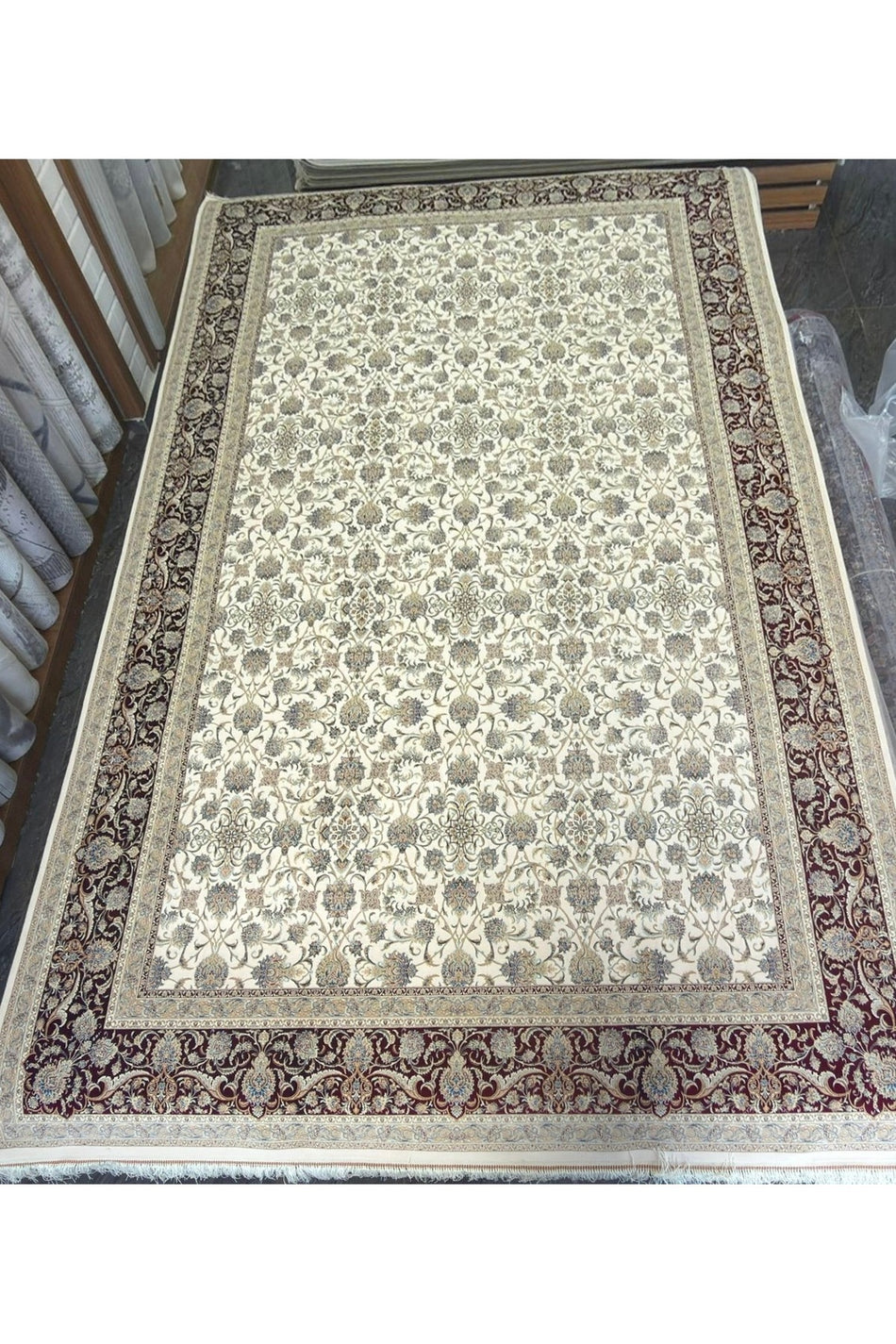 Silk Rug Iranian Hand-Woven 200x300