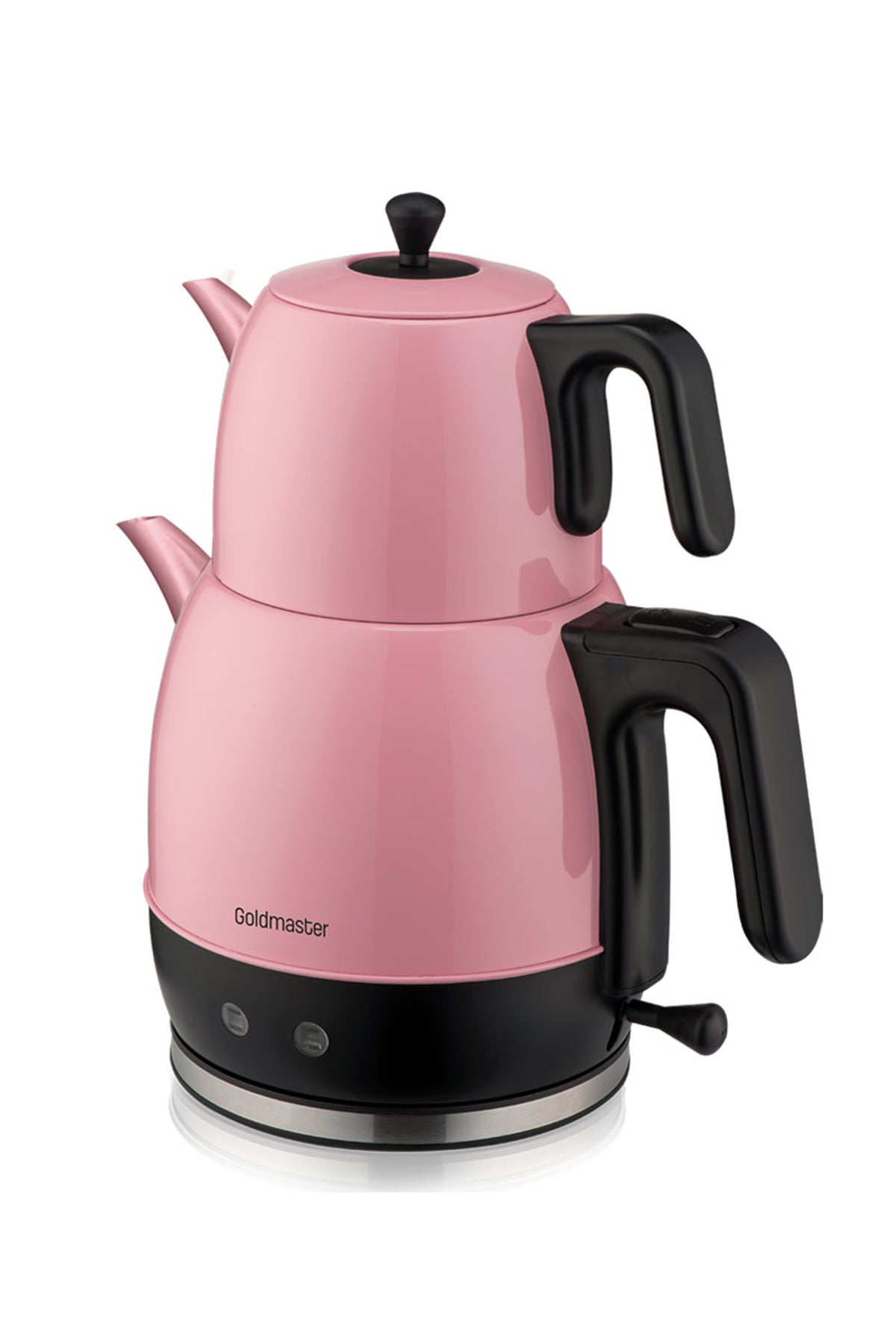 GoldMaster Hasbahce Pink XL Large Capacity Drip-Proof Stainless Steel Tea Maker and Water Kettle iN 6331 - MALLTURK