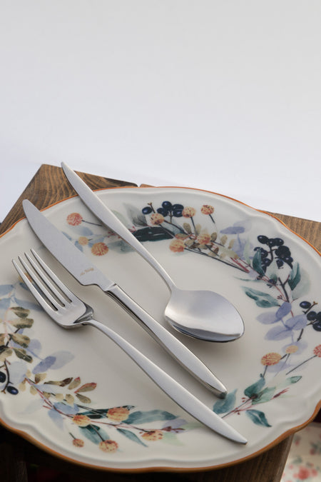 Aryildiz ar yildiz Steel elegant 18 Piece Flatware Set - MALLTURK