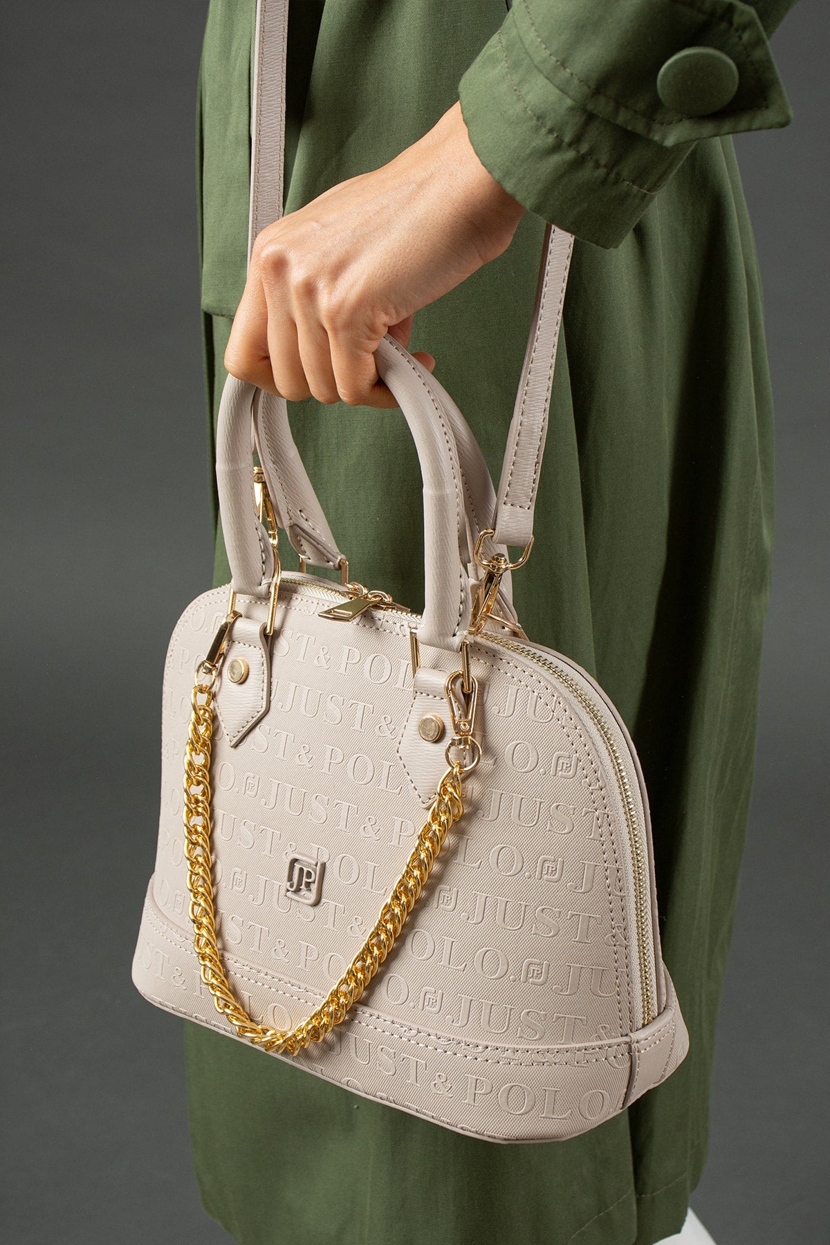 Just Polo Women's Handbag Gray - MALLTURK