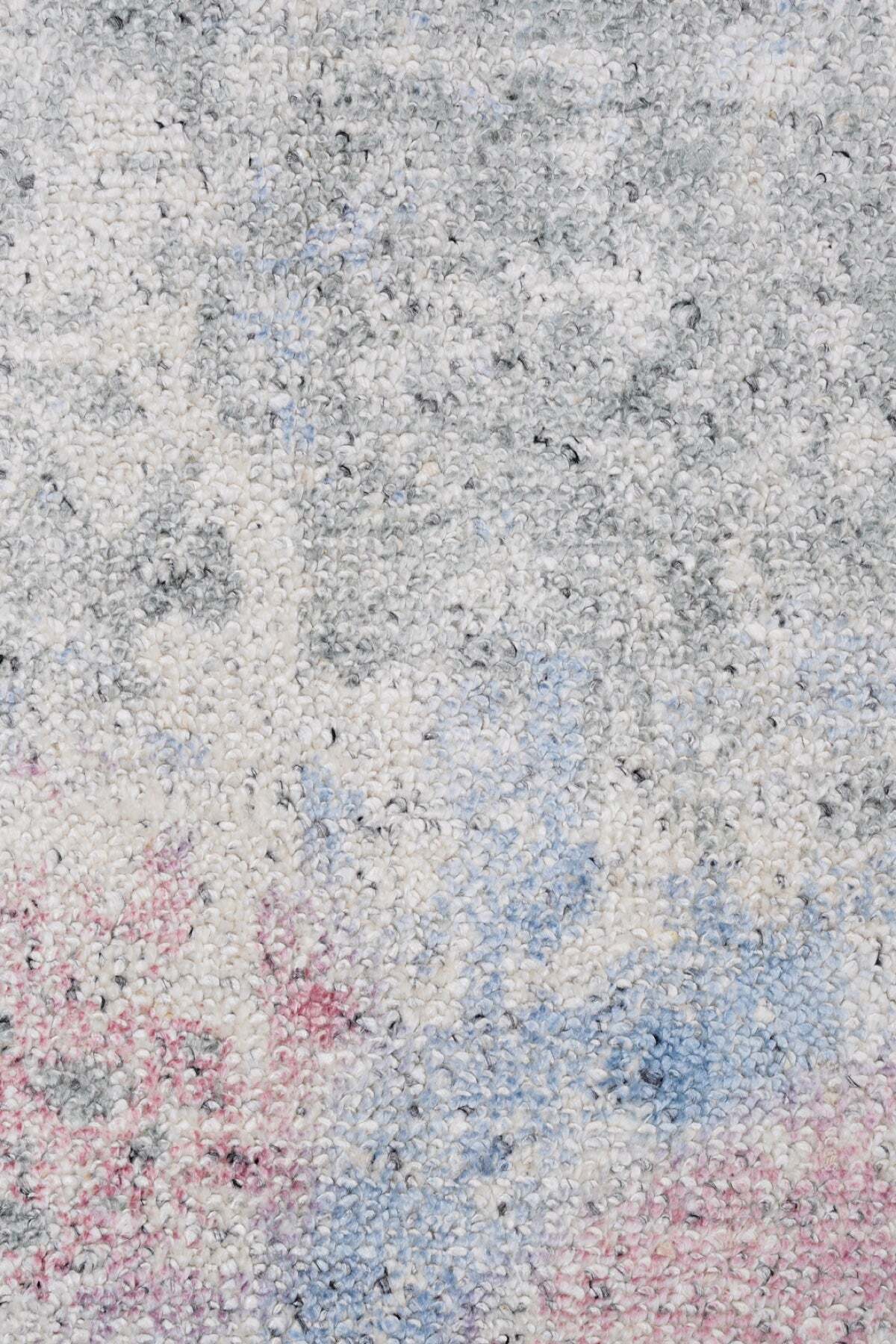 Naar Hali Erase KC 133 Multicolored Modern Handwoven Bamboo Living Room Rug - MALLTURK