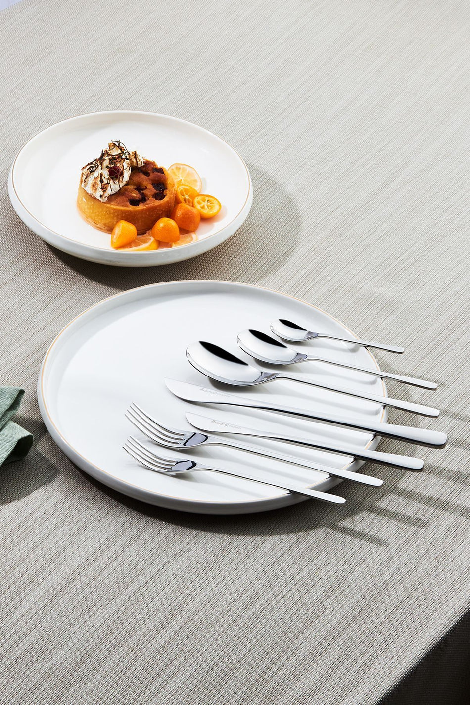 Karaca influx 84 Piece 12 Place Setting premium Boxed Flatware Set - MALLTURK