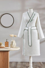 Ozdilek Jardin Embroidered Kimono Women Bathrobe - MALLTURK