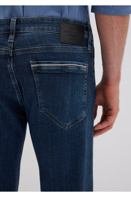 Mavi M0037885202 Martin Premium Dark Misty Jeans Men's Denim Trousers NAVY Mavi - MALLTURK