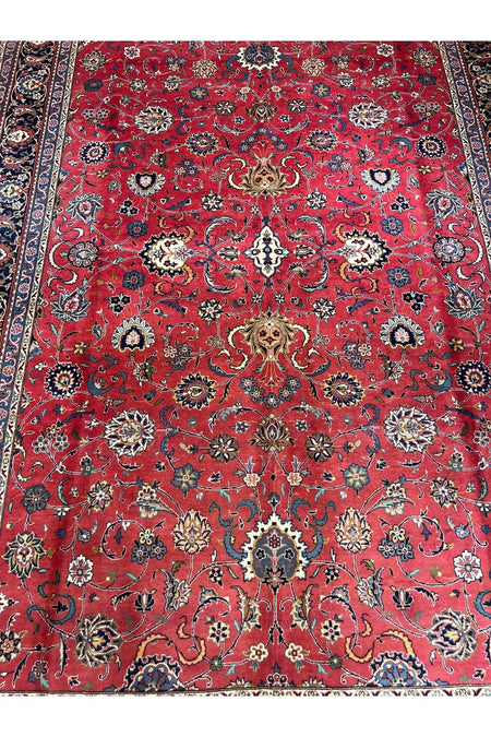 RD RAMAZAN DAG Hand Rug Art Hand-Woven Iranian Isfahan Rug Premium Quality Size 280x180 - MALLTURK