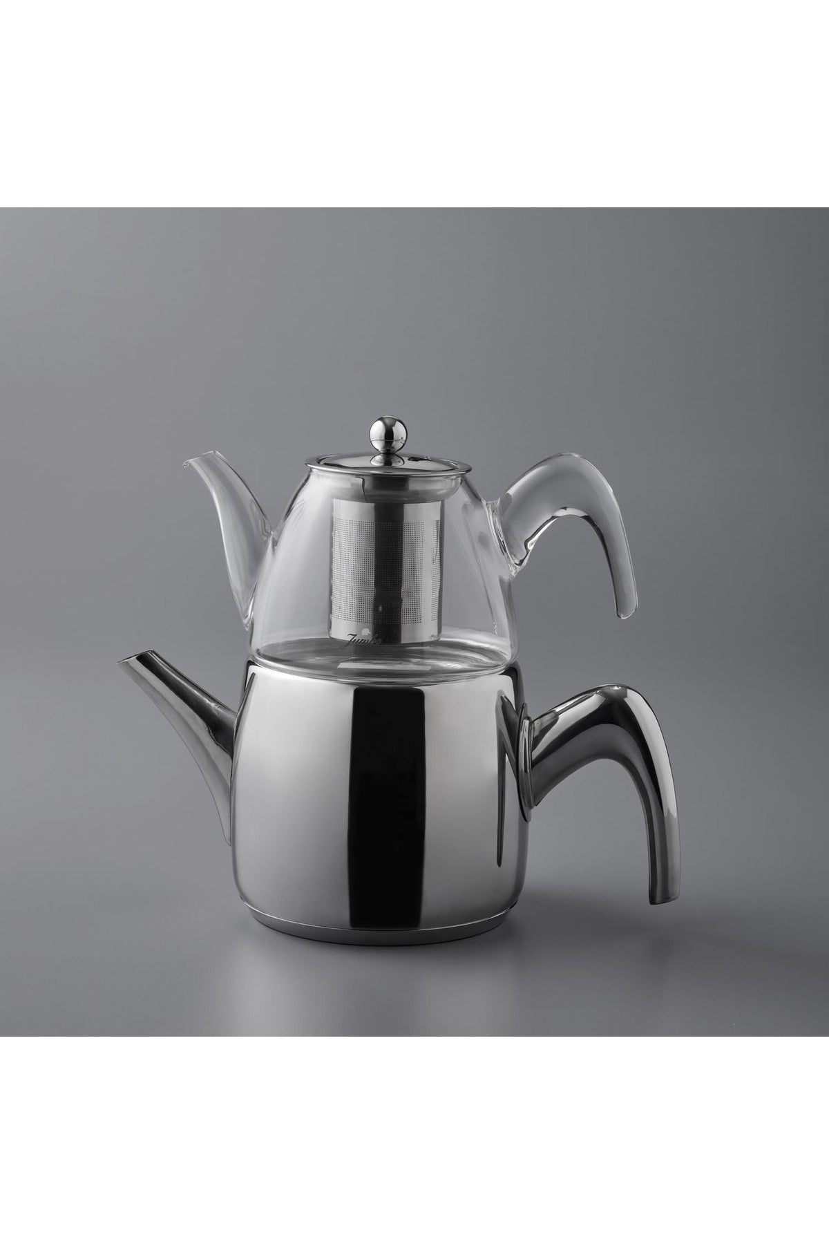 Jumbo 6500 Glass Teapot with Full Metal Handle - MALLTURK