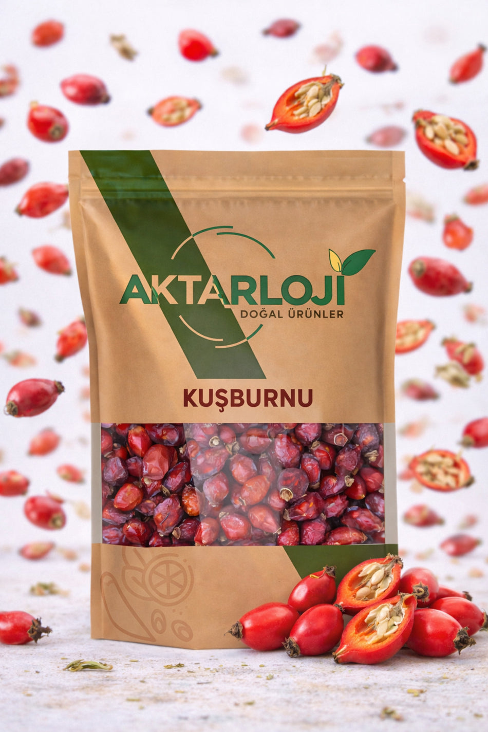 Aktarloji 100 Gr Dried Rosehip / Rosehip Tea - Additive-Free & Natural
