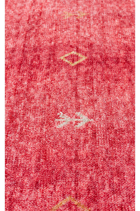 Eko Hali Zara ZR 11 Red Autumn is a special loom rug shaped by the intensive handiwork of women from Usak. - MALLTURK