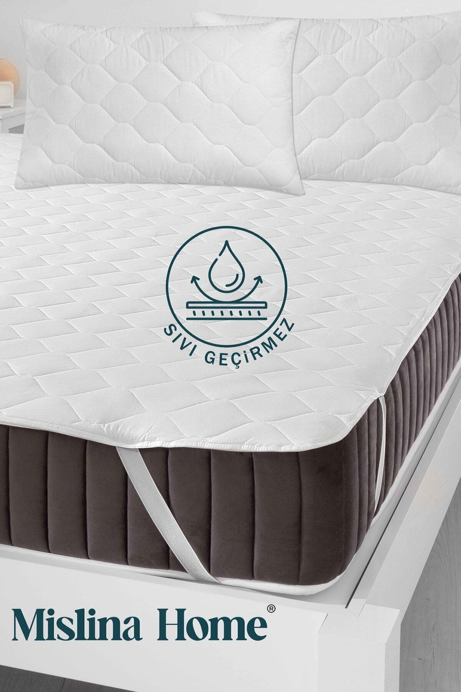 Mislina Home Waterproof Microfiber Quilted Fitted Baby & Kids Mattress Protector - MALLTURK