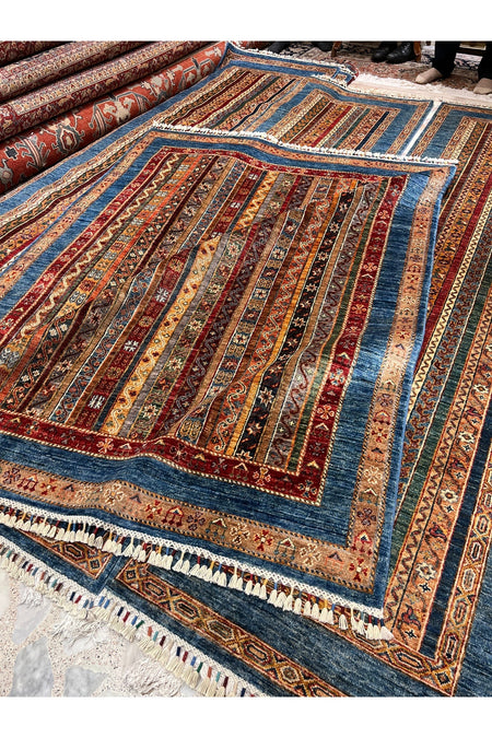 RD RAMAZAN DAG Hand Rug Art Hand-Woven Afghan Sirvan Sal Pattern Design 204x1.51