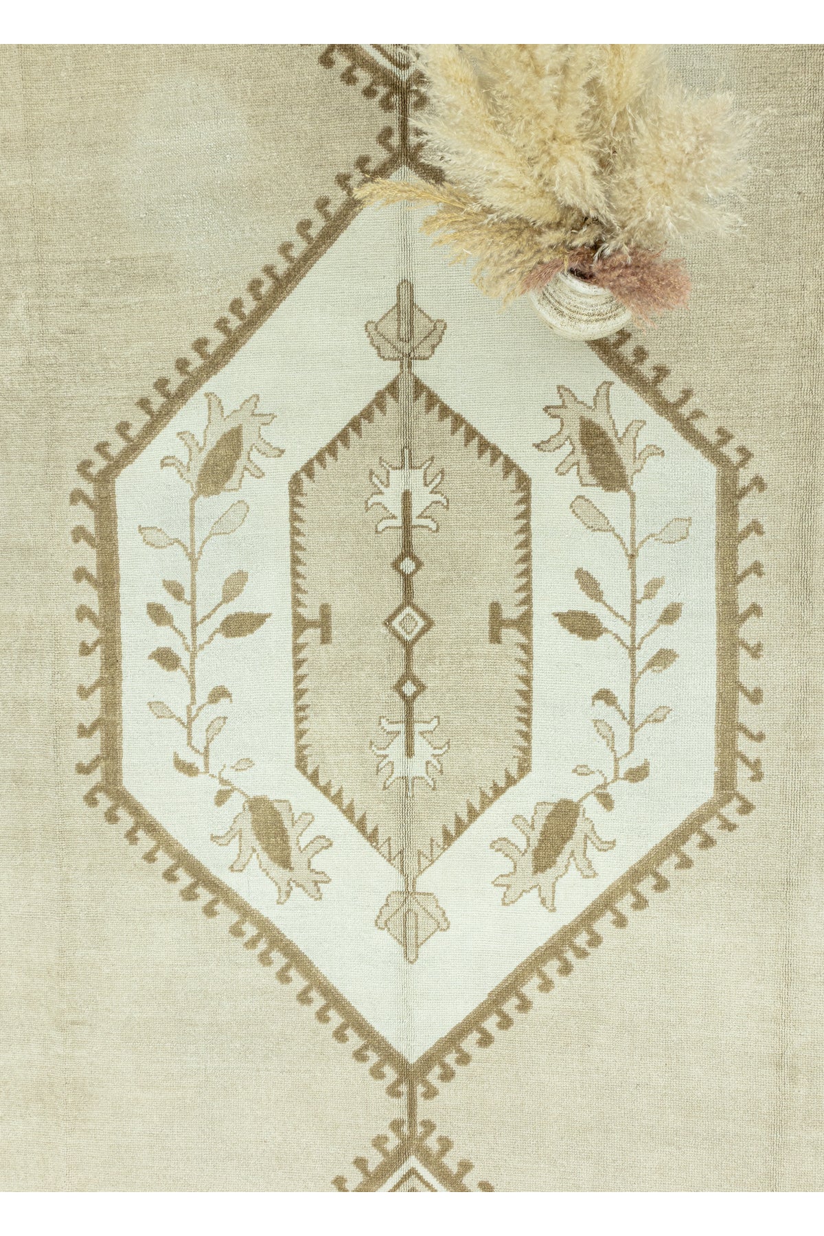 Soho Antiq Sara Geometric Design Wool Rug 315x412 cm - MALLTURK