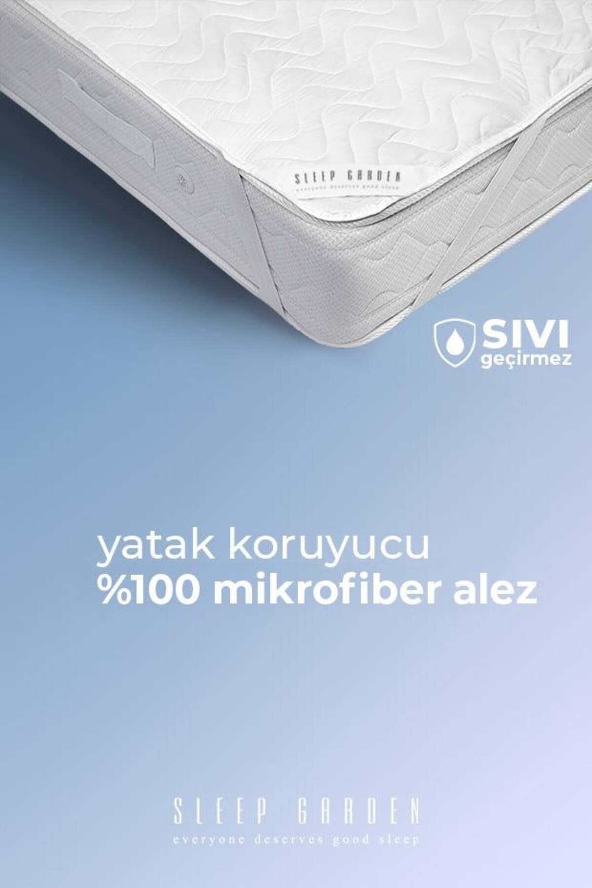 Sleep Garden Waterproof Microfiber Quilted Fitted Mattress Protector - MALLTURK