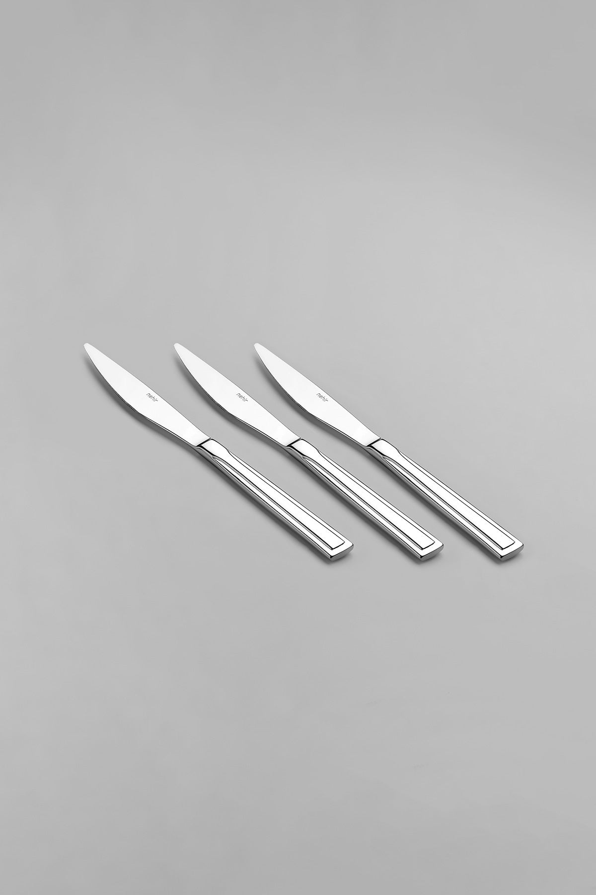 Nehir milano Plain 12 Place Setting 72 Piece Boxed Flatware Set - MALLTURK