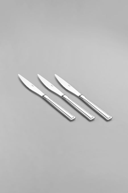 Nehir milano Plain 12 Place Setting 72 Piece Boxed Flatware Set - MALLTURK