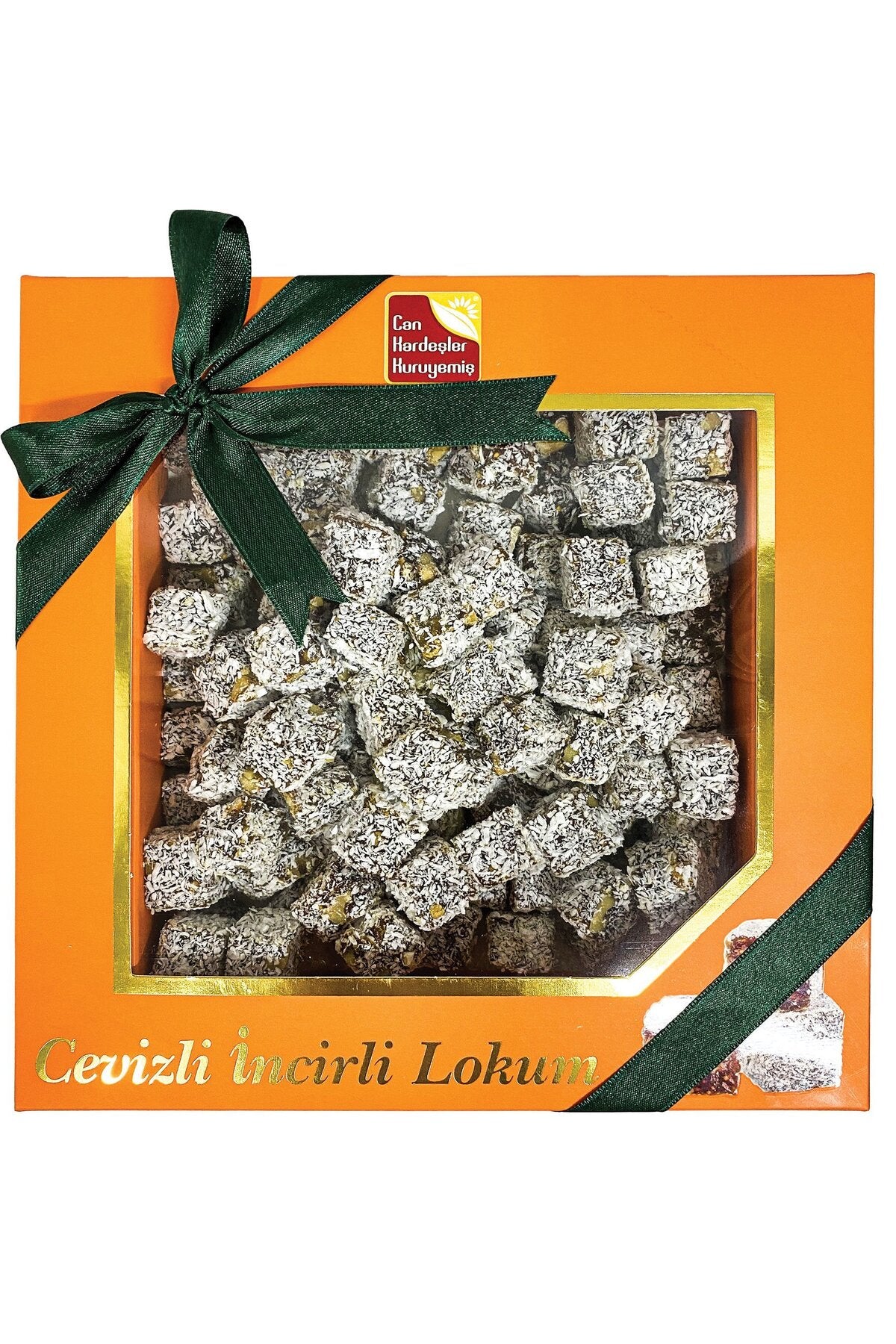 Can Kardesler Kuruyemis Walnut incirli Turkish Delight 500 g - MALLTURK