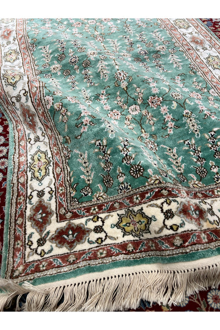RD RAMAZAN DAG Hand Rug Art Hand-Woven Chinese Silk Rug 1.50x92 - MALLTURK
